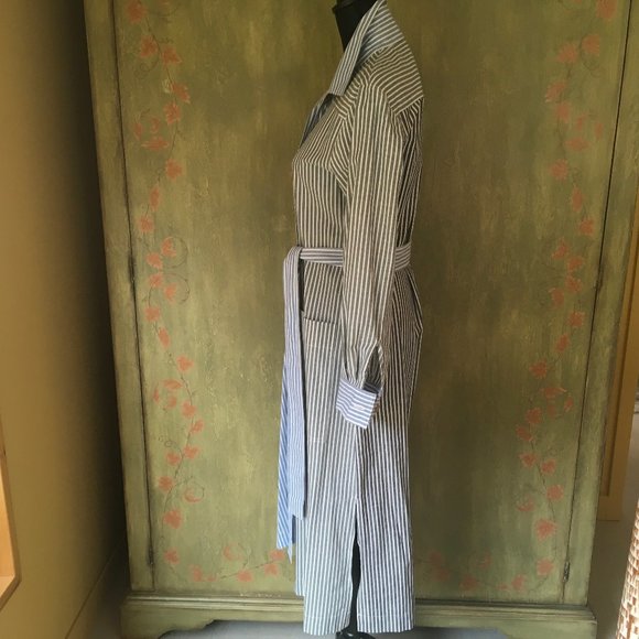 Rejina Pyo Striped Button Front Dress Size S - Picture 6 of 11